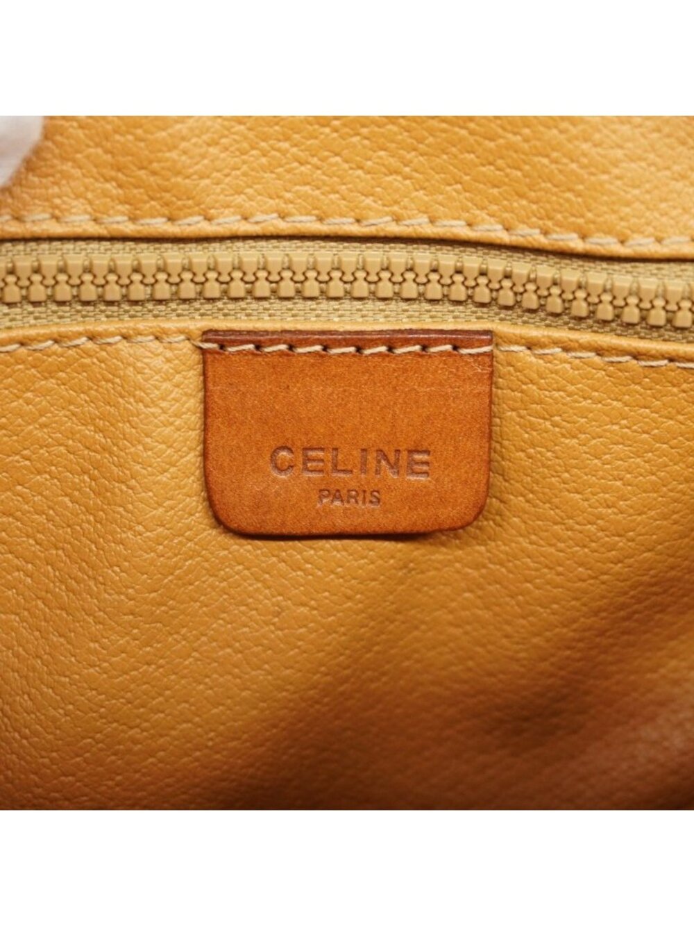 Celine Shoulder Bag Macadam Brown Gold - Picture 5 of 10